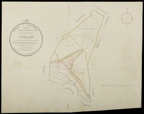 Gaillon-sur-Montcient - Plans de l’Administration du cadastre