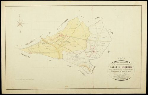 Galluis - Plans de l’Administration du cadastre