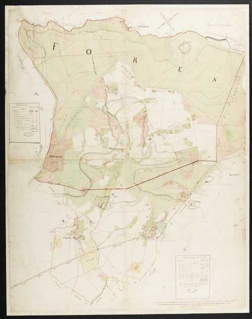 Galluis - Plan d'intendance de la paroisse de Galluis