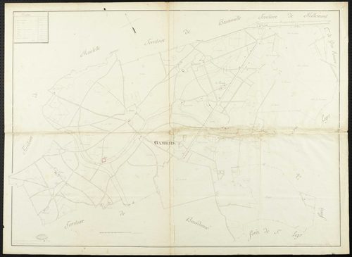 Gambais - Plan d'intendance de la paroisse de Gambais