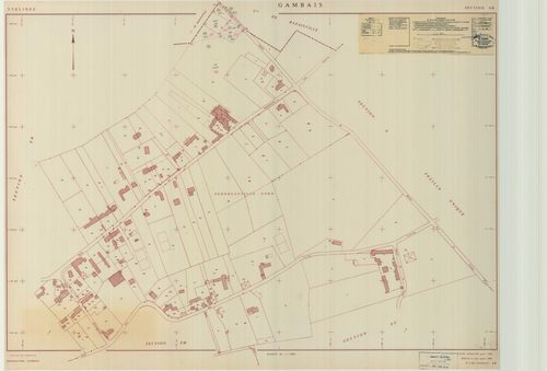 Gambais - Plans du cadastre révisé