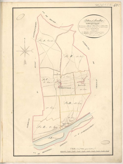 Gargenville - Plans de la Préfecture de Seine-et-Oise