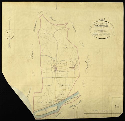 Gargenville - Plans de l’Administration du cadastre