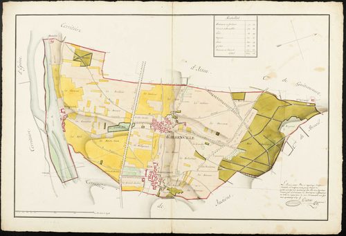 Gargenville - Plan d'intendance de la paroisse de Gargenville