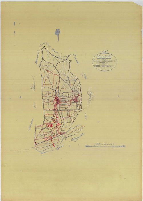 Gargenville - Plans du cadastre rénové