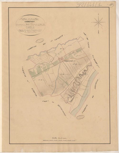 Gommecourt - Plans de la Préfecture de Seine-et-Oise