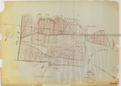 Gommecourt - Plans du cadastre rénové