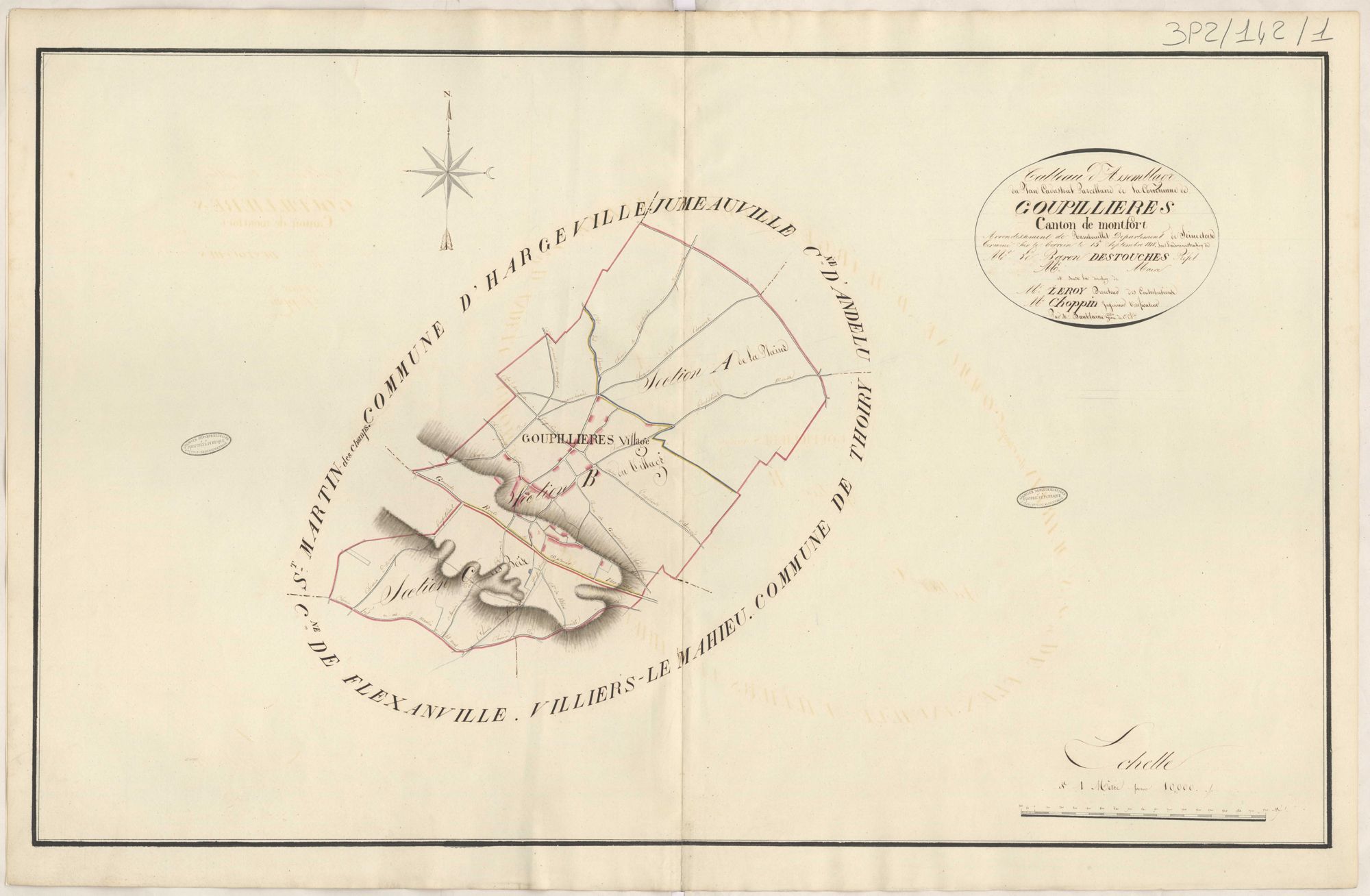 Goupillières - Plans de la Préfecture de Seine-et-Oise