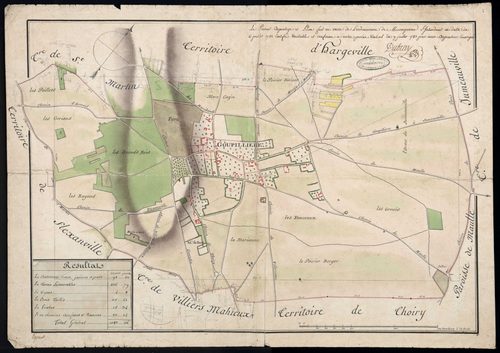 Goupillières - Plan d'intendance de la paroisse de Goupillières