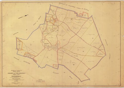 Goupillières - Plans du cadastre remembré