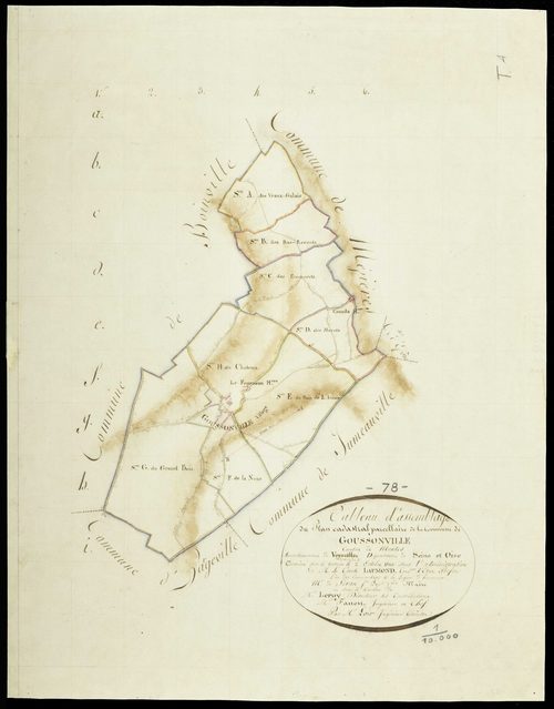 Goussonville - Plans de l’Administration du cadastre