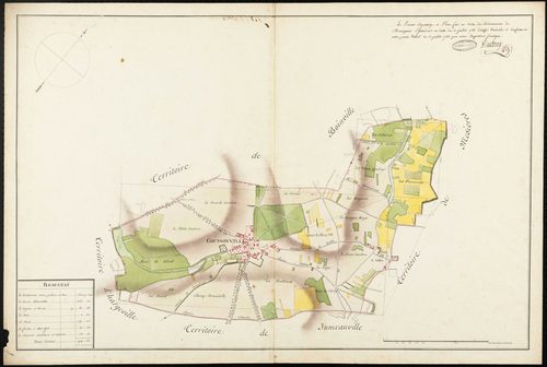 Goussonville - Plan d'intendance de la paroisse de Goussonville