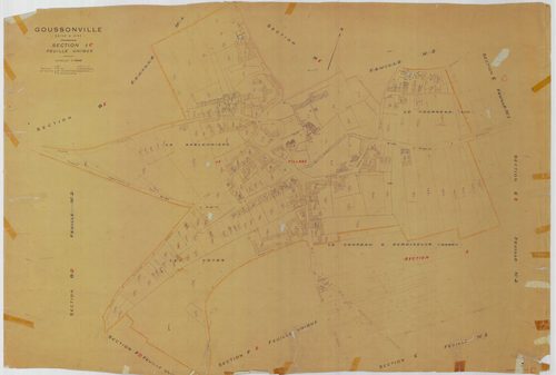 Goussonville - Plans du cadastre rénové