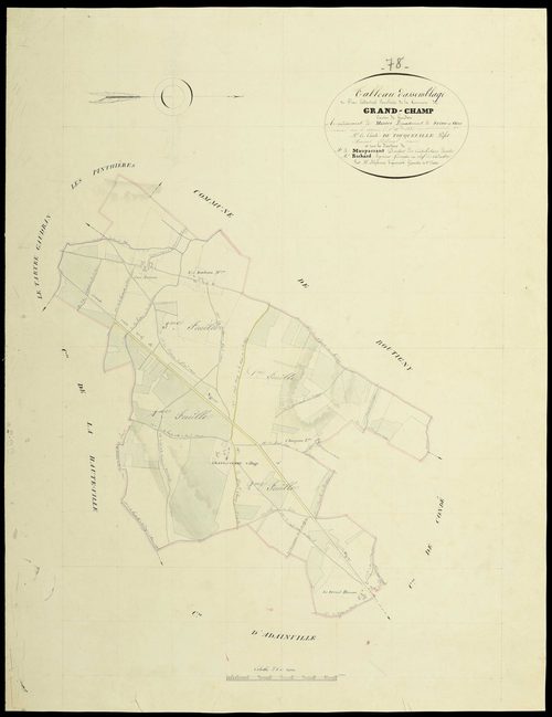 Grandchamp - Plans de l’Administration du cadastre