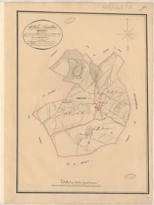 Gressey - Plans de la Préfecture de Seine-et-Oise