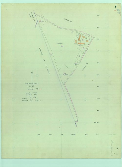 Grosrouvre - Plans du cadastre révisé