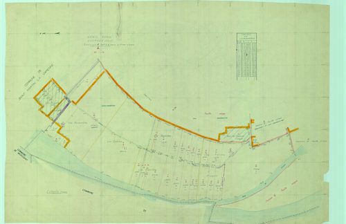 Guernes - Plans du cadastre remembré