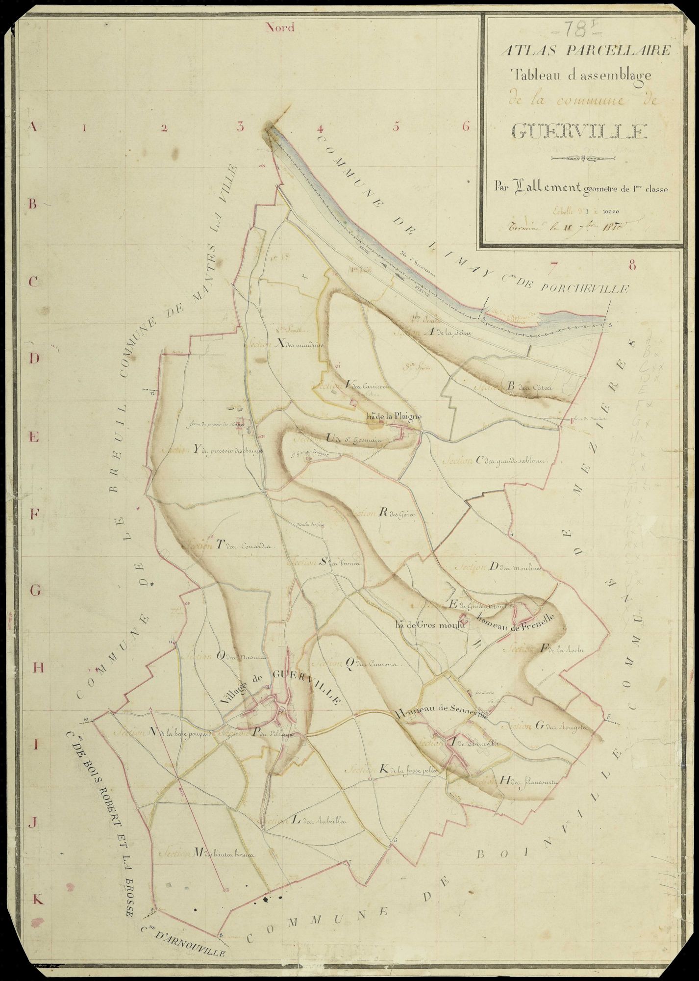 Guerville - Plans de l’Administration du cadastre