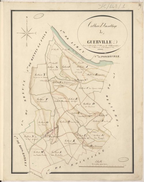 Guerville - Plans de la Préfecture de Seine-et-Oise