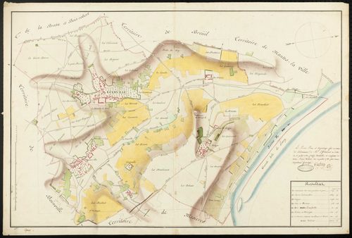 Guerville - Plan d'intendance de la paroisse de Guerville