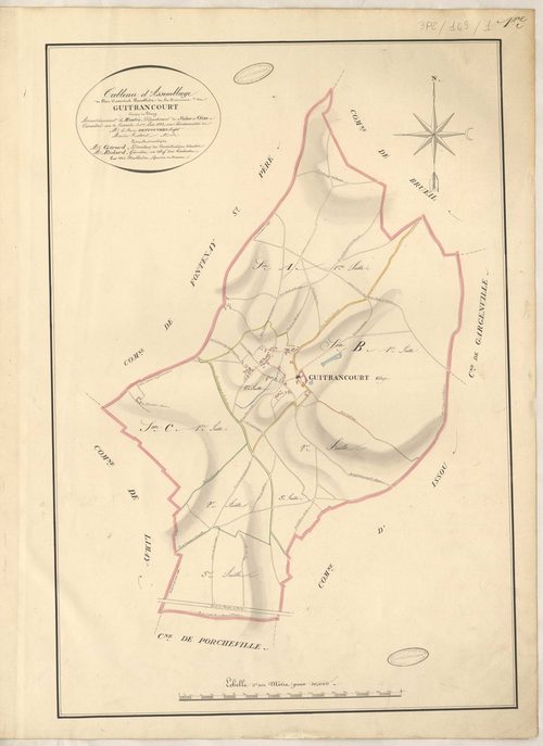 Guitrancourt - Plans de la Préfecture de Seine-et-Oise