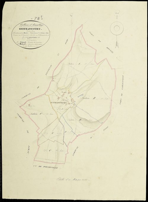 Guitrancourt - Plans de l’Administration du cadastre