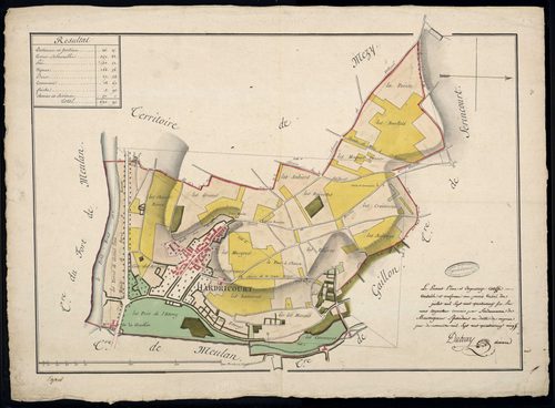 Hardricourt - Plan d'intendance de la paroisse d'Hardricourt