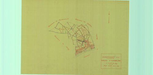 Hardricourt - Plans du cadastre rénové
