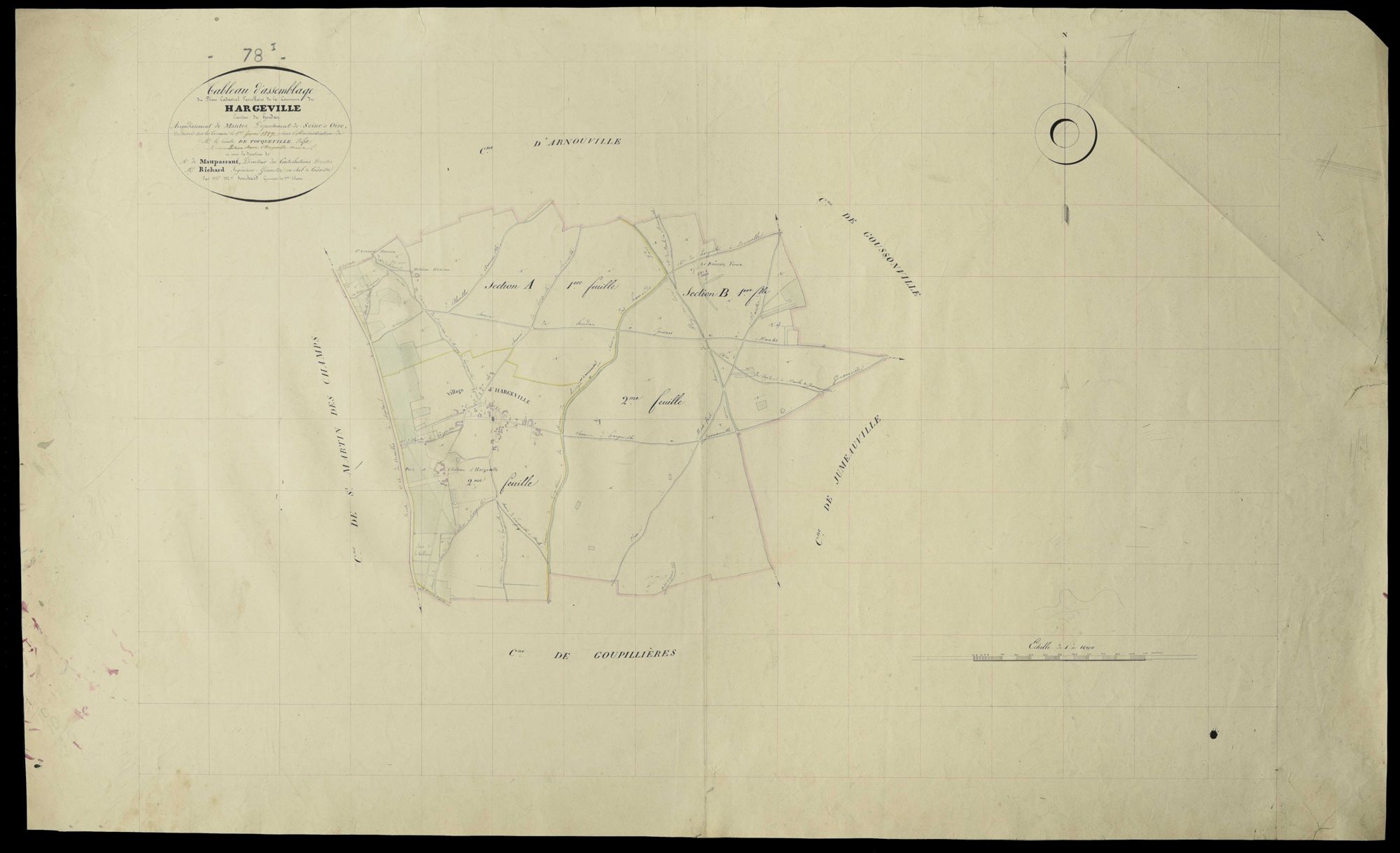 Hargeville - Plans de l’Administration du cadastre
