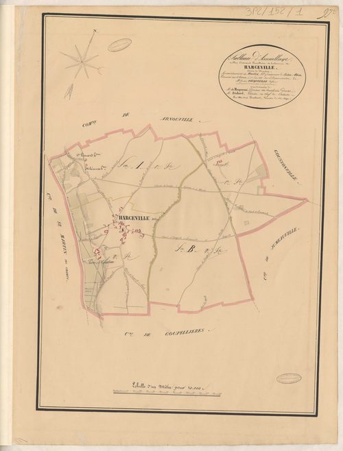 Hargeville - Plans de la Préfecture de Seine-et-Oise