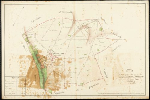 Hargeville - Plan d'intendance de la paroisse d'Hargeville