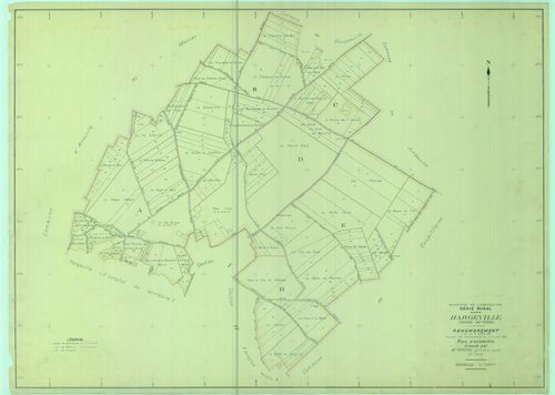 Hargeville - Plans du cadastre remembré
