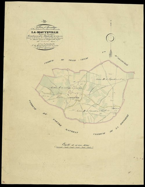 La Hauteville - Plans de l’Administration du cadastre