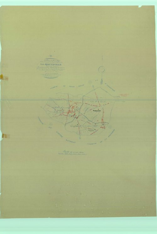 La Hauteville - Plans du cadastre rénové