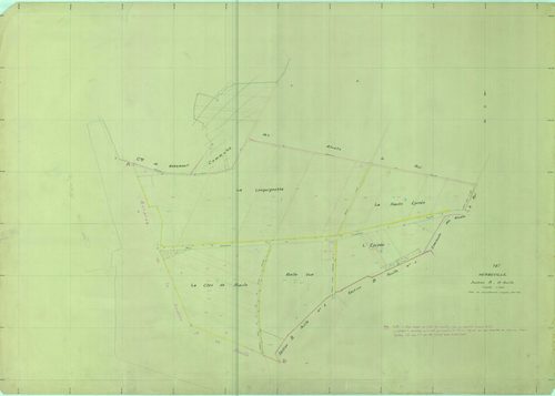 Herbeville - Plans du cadastre remembré