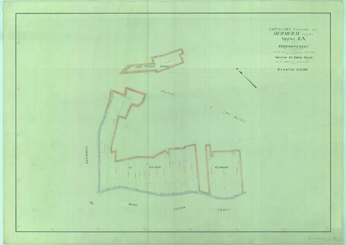 Hermeray - Plans du cadastre remembré