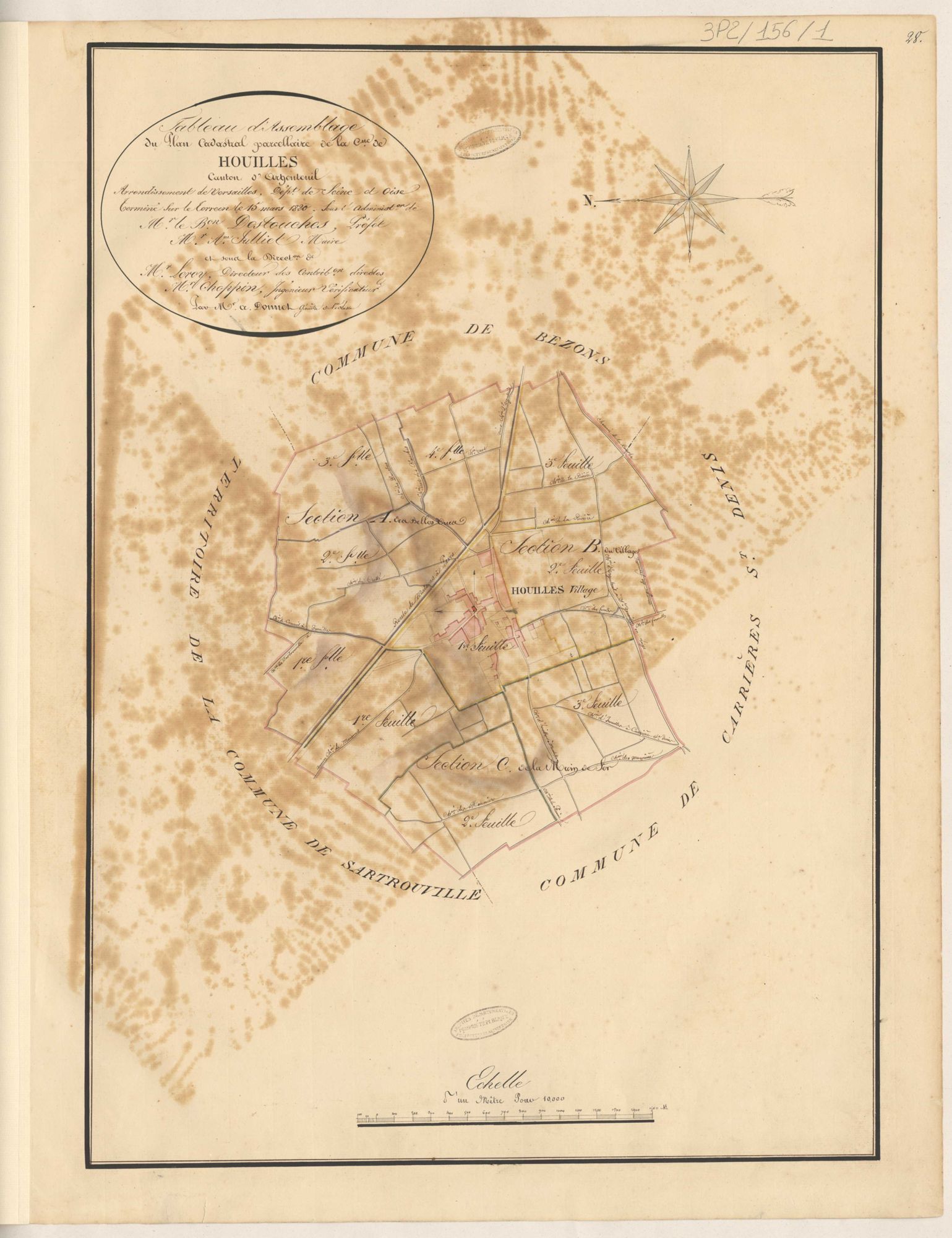 Houilles - Plans de la Préfecture de Seine-et-Oise