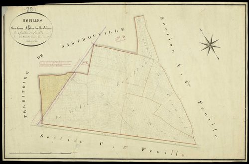 Houilles - Plans de l’Administration du cadastre