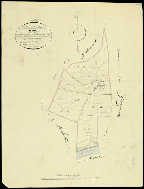 Issou - Plans de l’Administration du cadastre