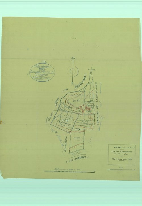 Issou - Plans du cadastre rénové