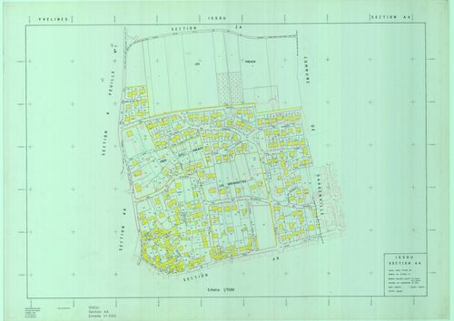 Issou - Plans du cadastre révisé