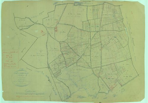 Jambville - Plans du cadastre rénové