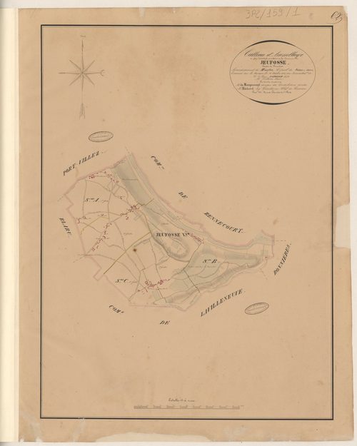 Jeufosse - Plans de la Préfecture de Seine-et-Oise