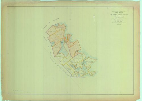 Jeufosse - Plans du cadastre remembré