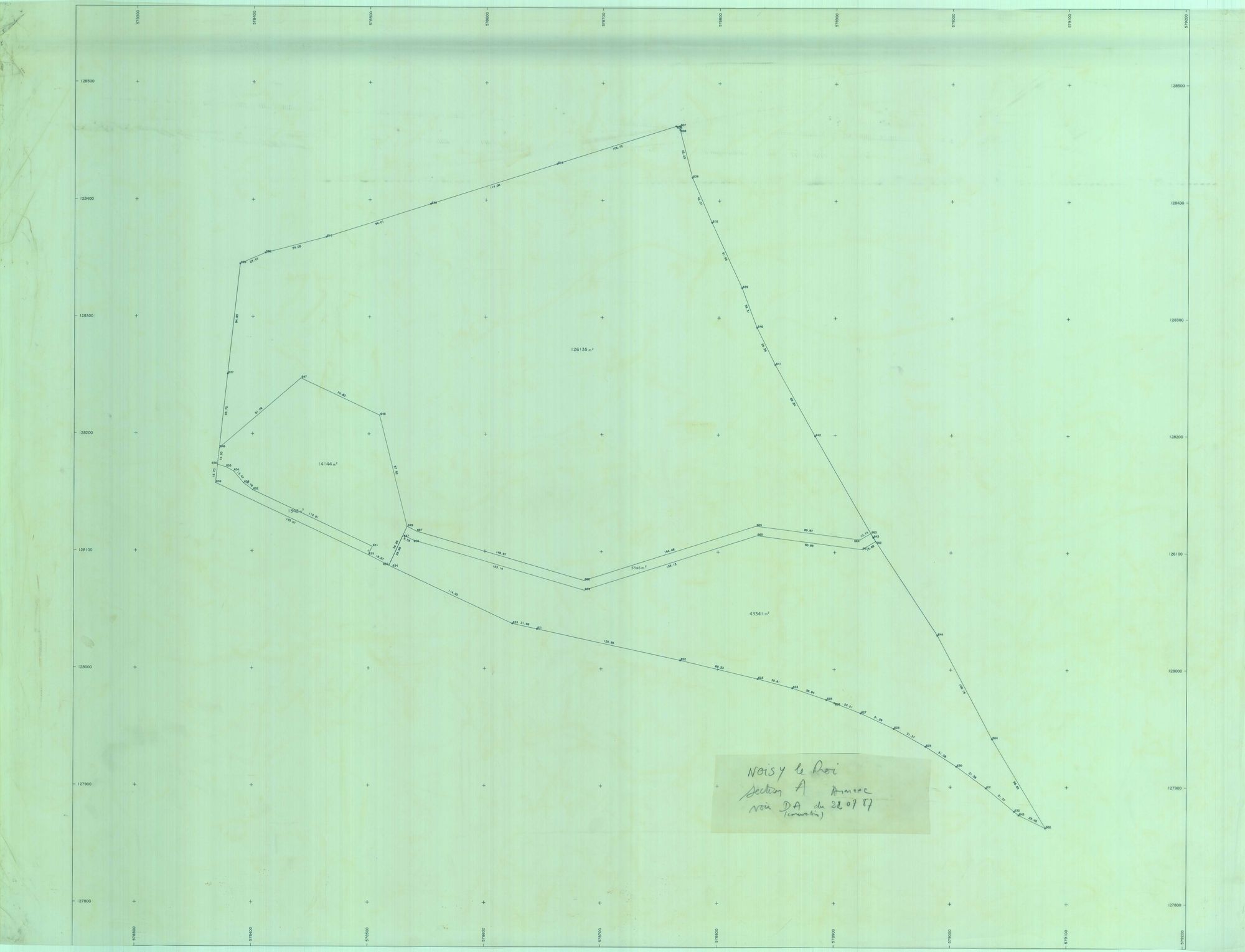 Jouy-en-Josas - Plans du cadastre remembré