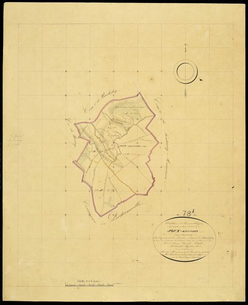Jouy-Mauvoisin - Plans de l’Administration du cadastre