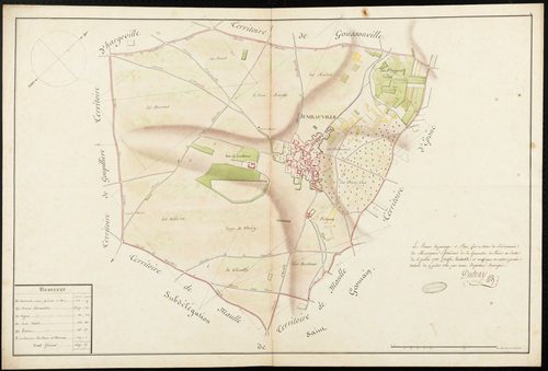 Jumeauville - Plan d'intendance de la paroisse de Jumeauville