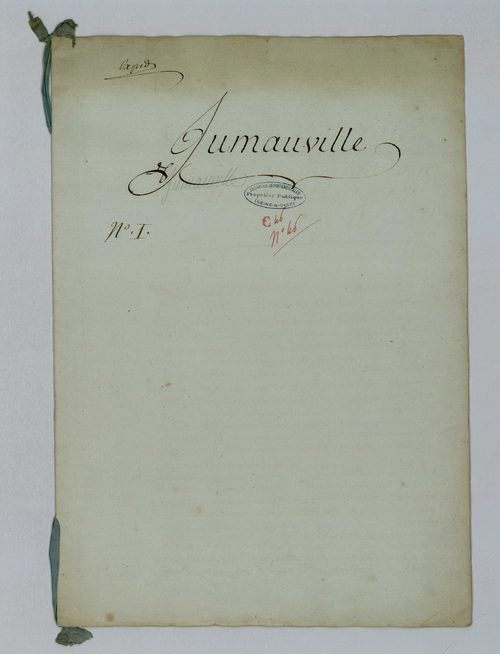 Jumeauville - Procès-verbal d'arpentage du territoire de la paroisse de Jumeauville