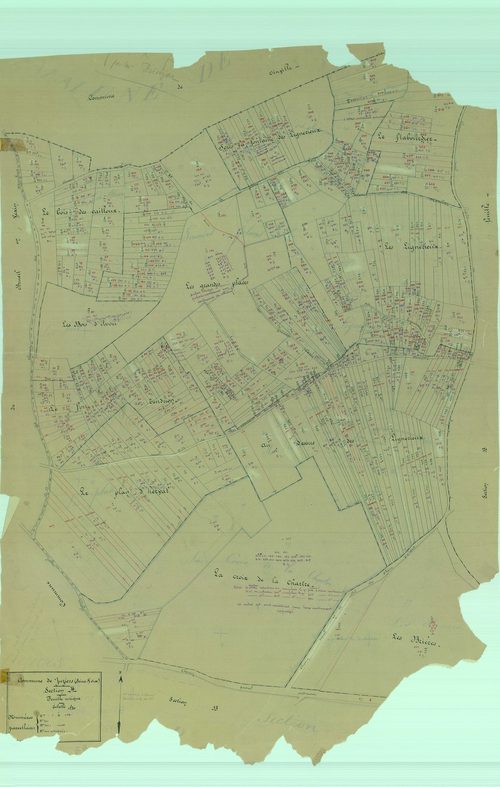 Juziers - Plans du cadastre rénové