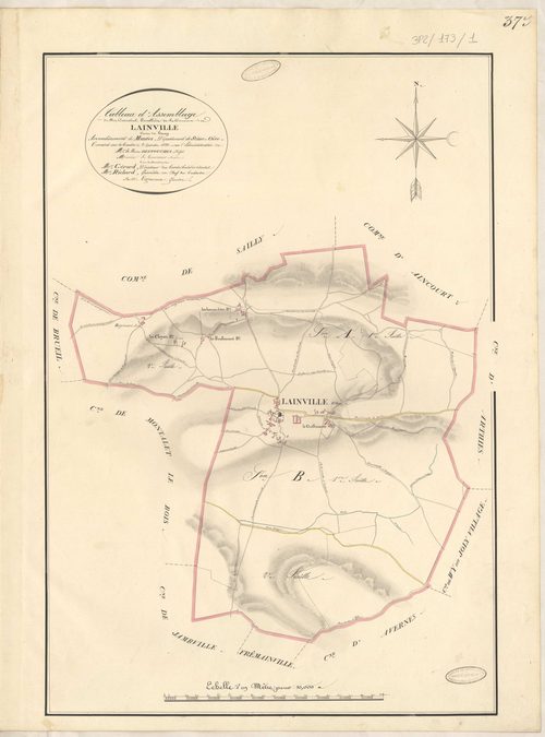 Lainville-en-Vexin - Plans de la Préfecture de Seine-et-Oise